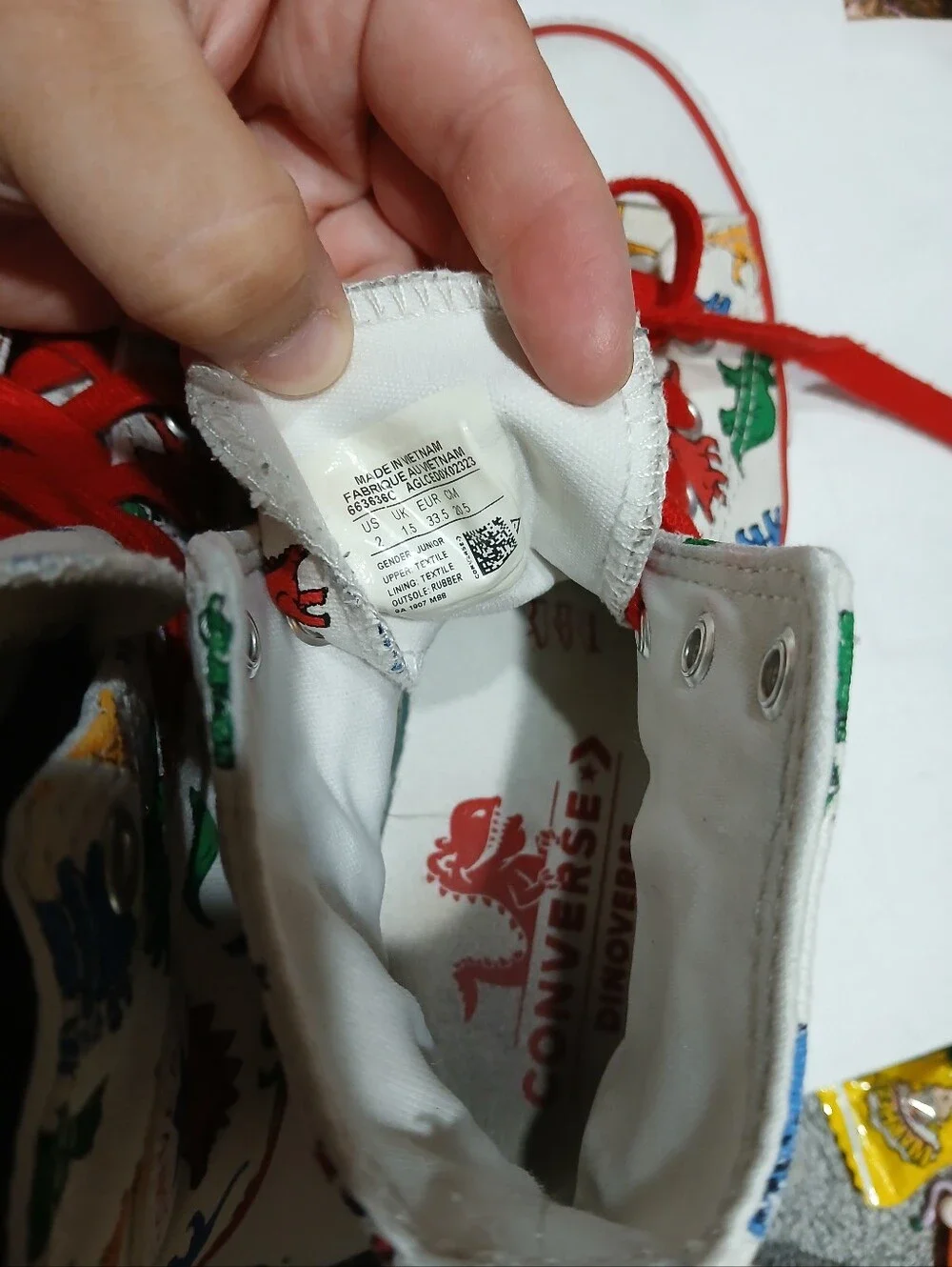 converse dinosar shoes kids